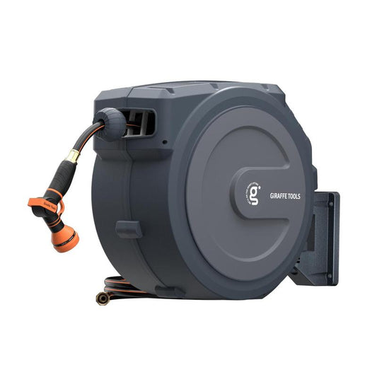 Tangle-Free Kink-Free Retractable Hose Reel 90ft-130ft
