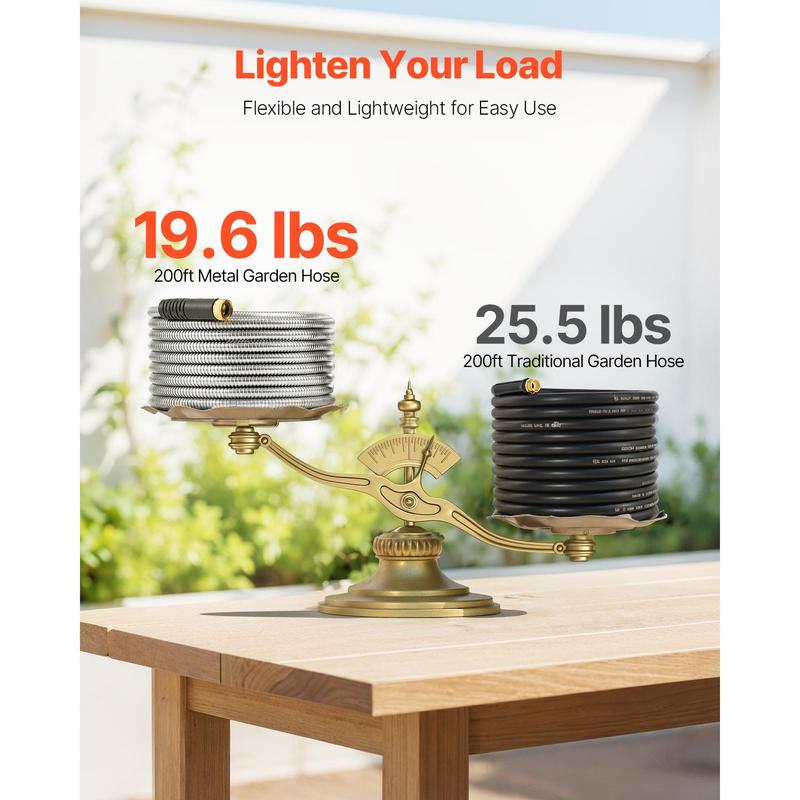 Premium Stainless Steel Garden Hose – Durable, Lightweight &amp; Kink-Free